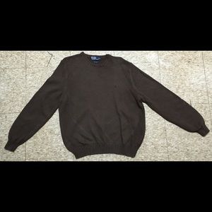 Brown w/ Green Logo Polo Ralph Lauren Sweater